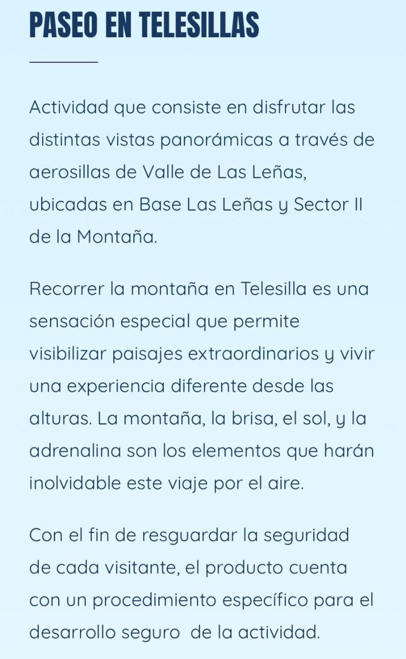 Departamento Dentro Del Centro De Sky Valle De Las Lenas, Edificio Esparta Exteriör bild